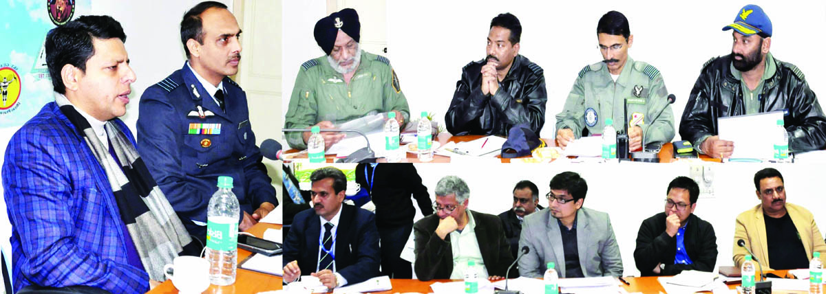 Divisional Commissioner Sanjeev Verma chairing a meeting on Monday. Divisional Commissioner Sanjeev Verma chairing a meeting on Monday.