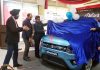 Dignitaries unveiling Big New Wagon R at Jammu Motors, Akhnoor Road.