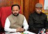 IkkJutt Jammu Chief Ankur Sharma addressing a press conference on Tuesday. -Excelsior/Rakesh