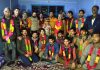 MLC Firdous Tak and others posing for photograph after meeting in Kishtwar on Monday.