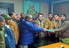 PoK DPs submitting memorandum to DC Rajouri on Thursday.