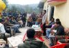 MLC Vibodh Gupta addressing a public meeting in a border village of Rajouri.