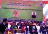 Speaker Legislative Assembly Dr Nirmal Singh and others at Kissan Mela on Thursday.