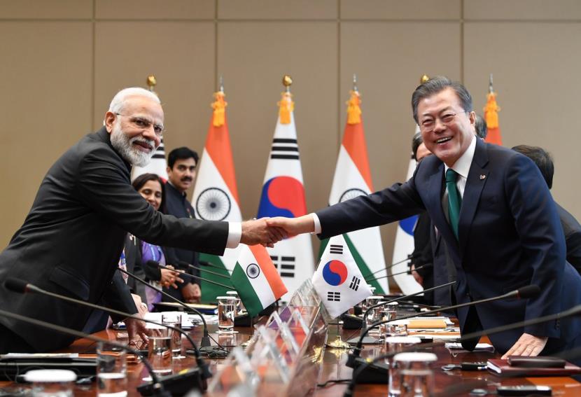 PM Modi, S Korean Prez M