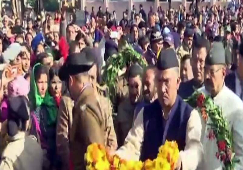 Uttarakhand CM Rawat pays tribute to