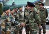 GOC-in-C Northern Command Lt Gen Ranbir Singh meeting Army officials during visit to Kashmir on Thursday.