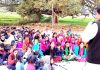 Harsh Dev Singh, JKNPP chairman addressing a public meeting in Ramnagar constituency.
