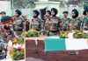 Tributes being paid to Army officer martyred near LoC.