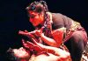 A scene from the play ‘Macbeth: The Crown of Blood’ staged at Chandigarh on Sunday.
