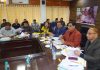 Mayor Chander Mohan Gupta chairing Finance and Planning Standing Committee meeting on Saturday.