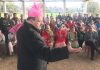 National Conference Provincial President Devender Singh Rana addressing party workers in Nagrota Assembly Constituency on Saturday.