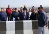 Principal Secretary Housing and Urban Development Department Dheeraj Gupta being briefed about River Tawi Front Development Project on Saturday.