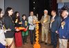 DDG ICAR Dr N S Rathore lighting ceremonial lamp during inaugural of national conference on Women Empowerment at SKUAST-Jammu on Thursday.