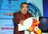 Union Minister for Road Transport and Highways, Shipping and Water Resources, River Development and Ganga Rejuvenation, Nitin Gadkari addressing at the presentation of the National Water Awards, in New Delhi on Monday.