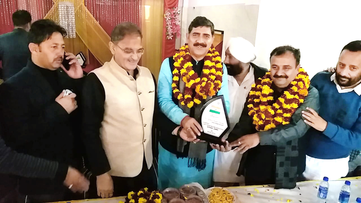 MP Jugal Kishore Sharma during a function at Jammu on Saturday. MP Jugal Kishore Sharma during a function at Jammu on Saturday.