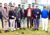 Advisor Khurshid Ganai inaugurating Golf Tournament in Jammu.