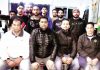 Office bearers of All J&K State Power Lifting Association posing for a group photograph after holding a meeting in Jammu.