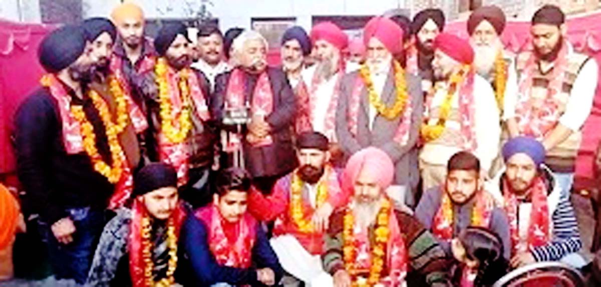 Senior NC leader Ajay Sadhotra during a function in Marh constituency on Sunday. Senior NC leader Ajay Sadhotra during a function in Marh constituency on Sunday.
