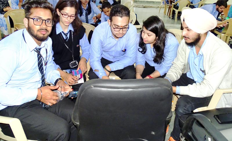 Students attending workshop at YCET on Tuesday. Students attending workshop at YCET on Tuesday.