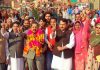 Union Minister Dr Jitendra Singh conducting Panchayat-level campaign in Ramnagar Assembly segment, on Monday.