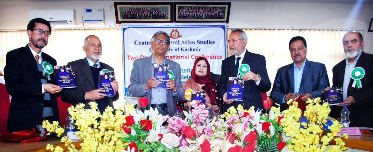 Guests at inaugural of international conference on Silk-Route at KU on Monday. Guests at inaugural of international conference on Silk-Route at KU on Monday.