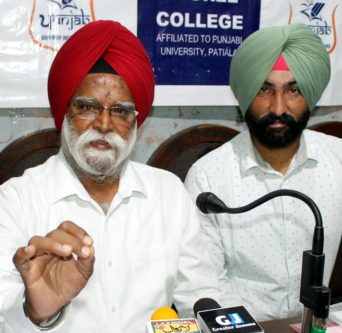 Director campus and MD Punjab Group of Institutions addressing press conference at Jammu on Saturday. -Excelsior/Rakesh Director campus and MD Punjab Group of Institutions addressing press conference at Jammu on Saturday. -Excelsior/Rakesh