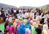 BJP MP, Jugal Kishore Sharma at a public meeting at Kalakote on Saturday.