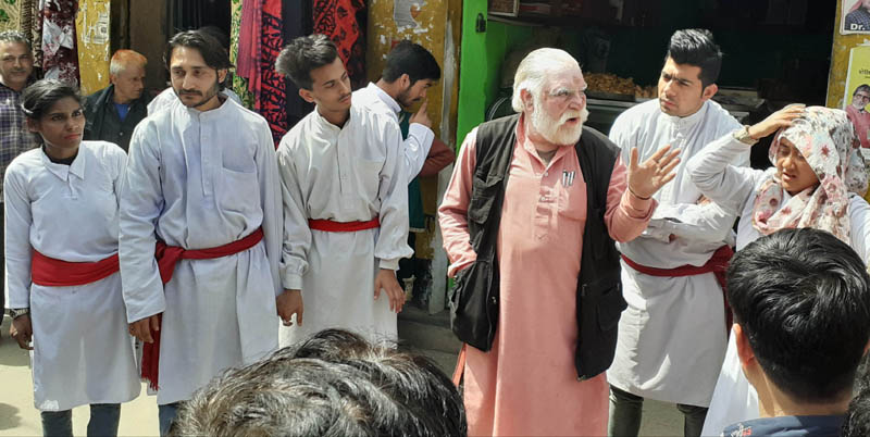 A scene from nukkad play 'Jago Bandhu Jago Bhaya' staged at Doda on Wednesday. A scene from nukkad play 'Jago Bandhu Jago Bhaya' staged at Doda on Wednesday.