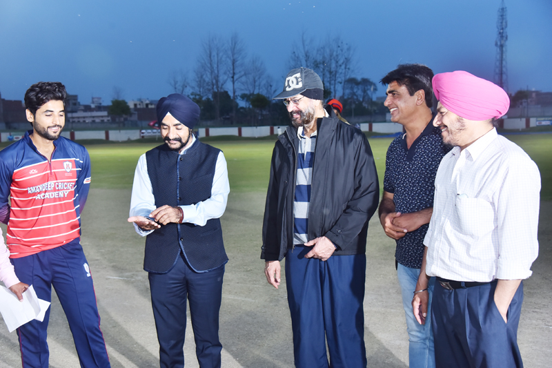 DC Kapurthala, DPS Kharbanda along with other dignitaries during toss time. DC Kapurthala, DPS Kharbanda along with other dignitaries during toss time.