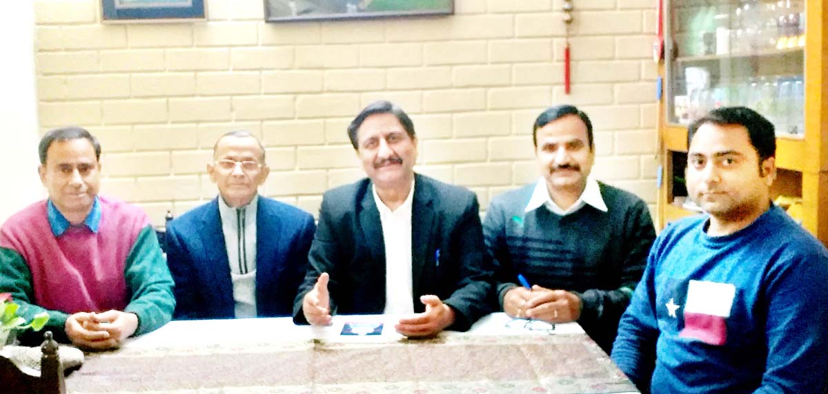 PK leaders during a meeting at Jammu on Sunday. PK leaders during a meeting at Jammu on Sunday.