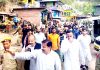 Harsh Dev Singh, Chairman JKNPP campaigning in Reasi for upcoming Lok Sabha elections.
