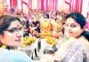 Former Minister, Priya Sethi addressing a meeting at Janipur on Friday.