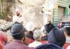 State general secretary of Youth Congress, Nimrandeep Singh Bhullar, addressing a public meeting at Dablearh village of RS Pura in Jammu.