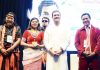 Congress President Rahul Gandhi interacting with students during Dialogue for Democracy: A Conversation at the Manipur State Film Development Society Auditorium, in Imphal on Wednesday. (UNI)