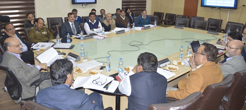 Chief Secretary BVR Subrahmanyam chairing a meeting on Thursday. Chief Secretary BVR Subrahmanyam chairing a meeting on Thursday.