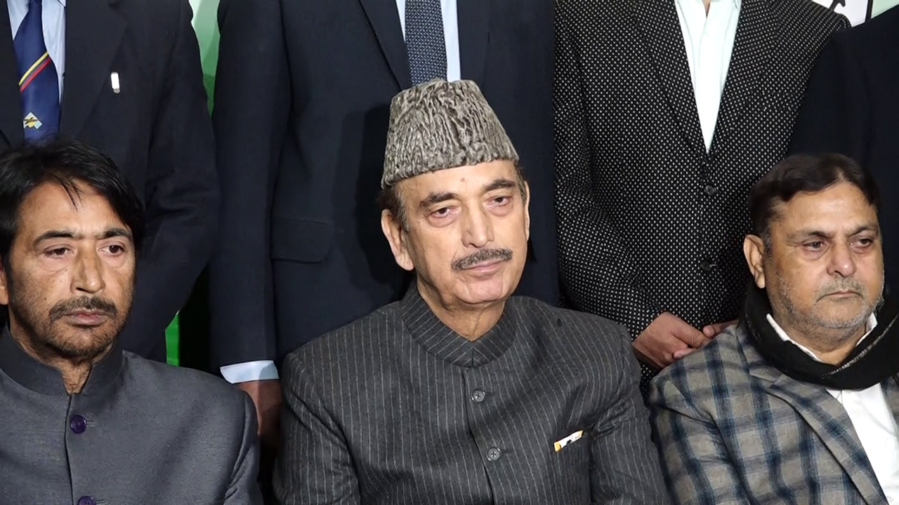 Political parties need to stand united to fight terrorism: Azad ...