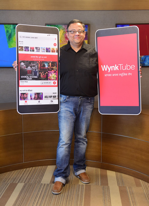 Sameer Batra, CEO, Content and Apps, Bharti Airtel launching ‘Wynk Tube’. Sameer Batra, CEO, Content and Apps, Bharti Airtel launching ‘Wynk Tube’.