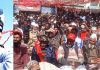 NC vice president addressing a rally at Bandipora on Monday.