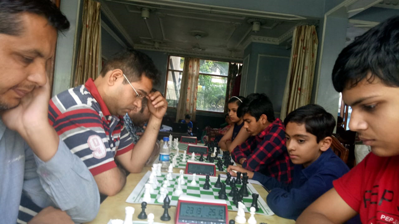 Players in action in Jammu division Chess selection events on Tuesday. Players in action in Jammu division Chess selection events on Tuesday.