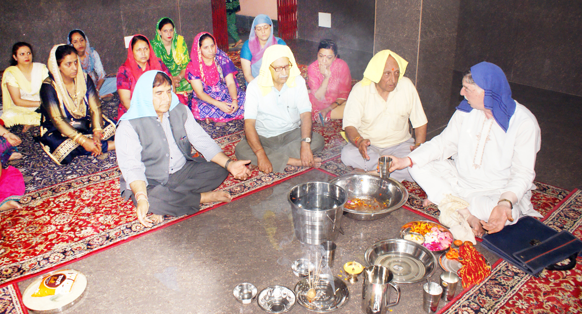 A Yagya being organised at Vishwa Bharati School during the celebration of 69th Foundation Day. A Yagya being organised at Vishwa Bharati School during the celebration of 69th Foundation Day.