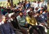 NC Provincial President Devender Singh Rana addressing party workers on Tuesday.
