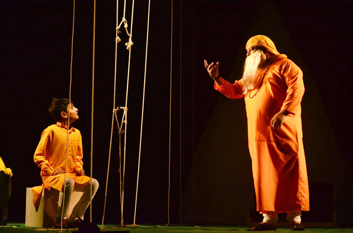A scene from the Play ‘Dak Ghar’. A scene from the Play ‘Dak Ghar’.