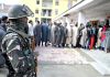 Brisk polling witnessed at Gund Hasi Bhat polling station in Lawypora area on the outskirts of Srinagar on Thursday. —Excelsior/Shakeel