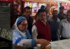 Commissioner Food Safety Vinod Sharma inspecting food establishments in Srinagar on Thursday.