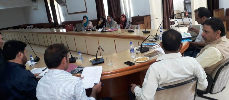 Director, Social Welfare, Jammu Dr Bharat Bhushan reviewing working of the department in Poonch. Director, Social Welfare, Jammu Dr Bharat Bhushan reviewing working of the department in Poonch.