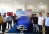 Officials of Peaks Auto unveiling ‘New Alto’ at its Kaluchak showroom in Jammu.