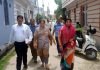JMC Deputy Mayor, Purnima Sharma during a surprise checking at Jammu on Friday.