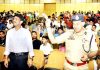 IGP Jammu, M K Sinha during the PPCL auction at Jammu on Saturday.