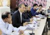 Secretary Tourism chairing a meeting at Srinagar on Tuesday.