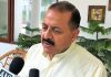 Union Minister Dr Jitendra Singh speaking to media persons at New Delhi on Saturday.